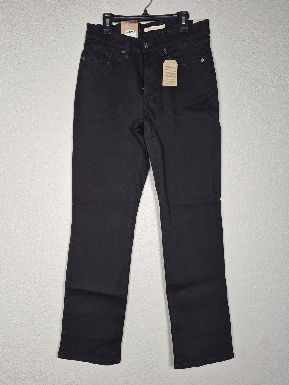 Levi's 311 NWT Women's Shaping Tummy Slimming Jeans Black Denim  29x30